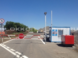 Контрольно-пропускной пункт (КПП) для строй объекта Аэропорт Южный в Алма-Ате